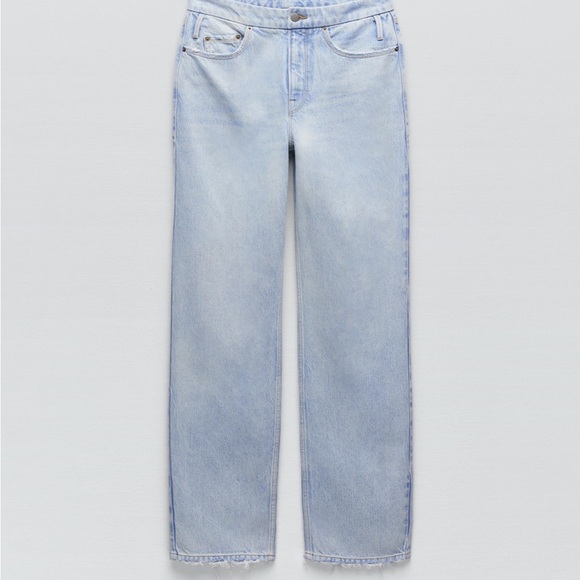 ZARA Good American '90s Relaxed Jeans BNWT - Picture 5 of 5